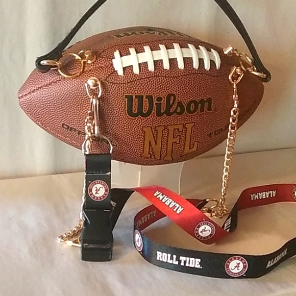 HANDMADE Football Purse (NCAA COLLEGE TEAMS) 🏈 - Picture 3 of 16